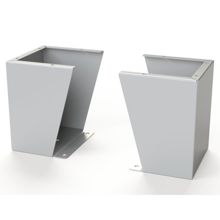 Saginaw Control & Engineering Floor Stand Kit, 12 in. H x 10 in. W x 9.12 in. L, Carbon Steel, 1 PR SCE-FK1210